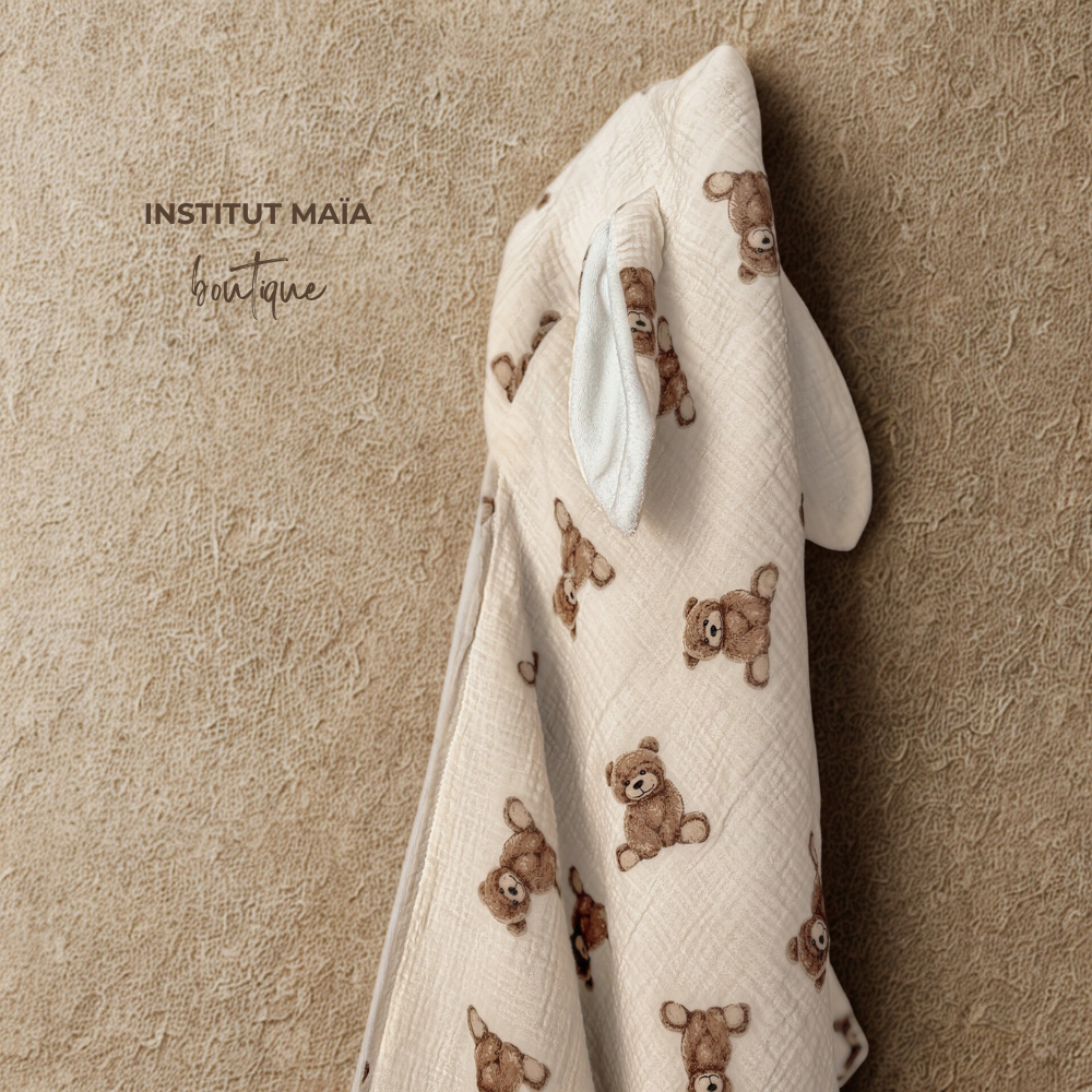 SERVIETTE DE BAIN EN MOUSSELINE MAÏA 2.0 - Institut MAIA