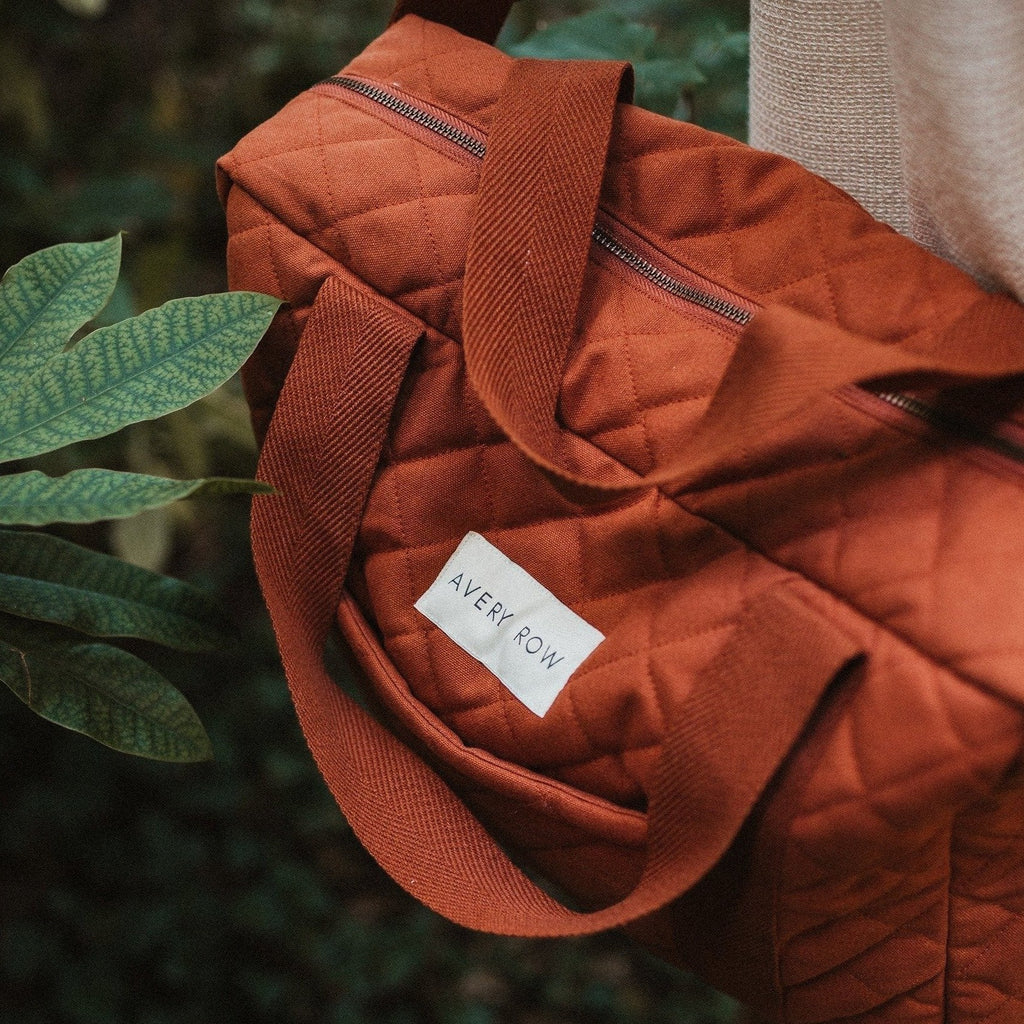 SAC À COUCHES MATELASSÉ EN COTON BIOLOGIQUE - Institut MAIA