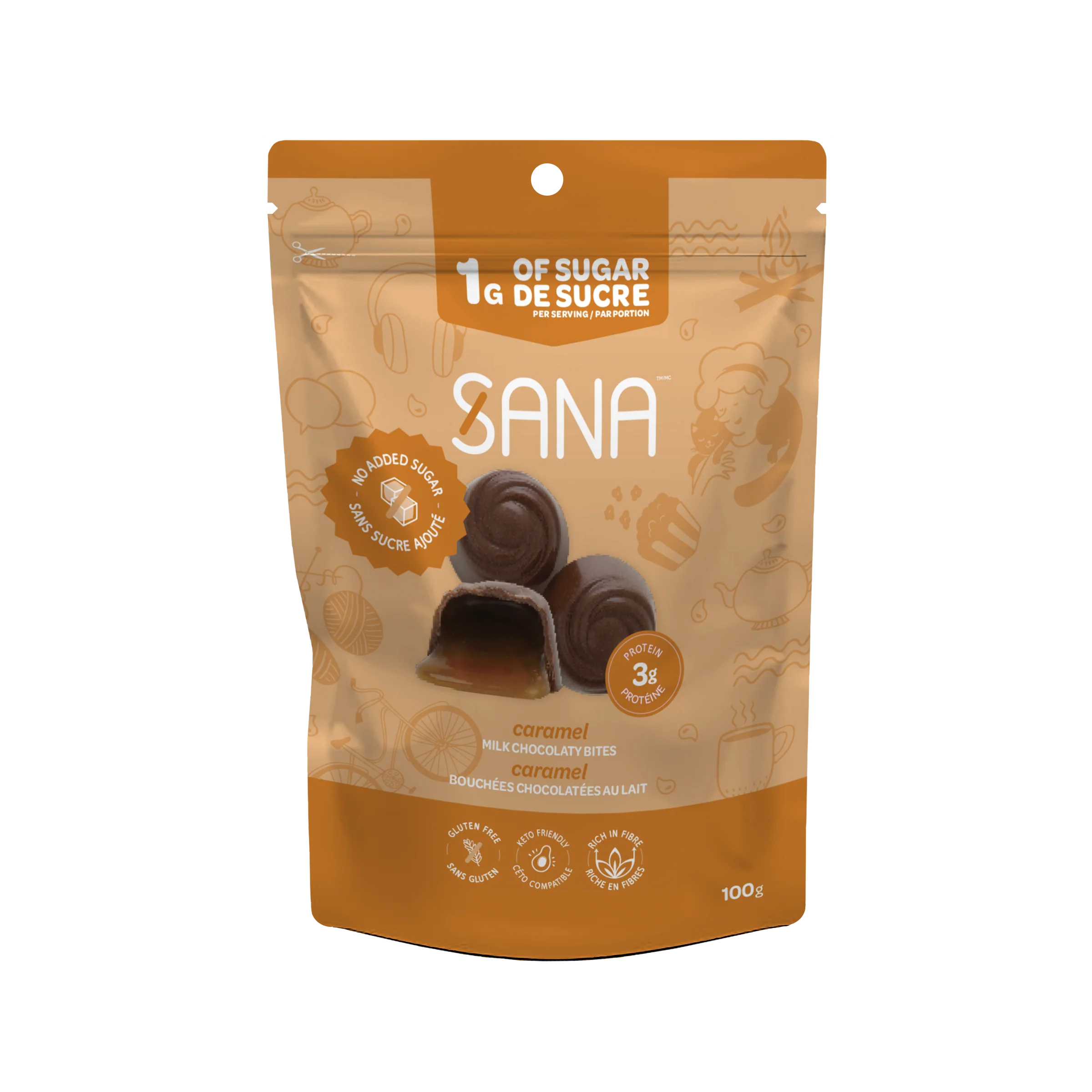 BOUCHÉES CHOCOLATÉES AU LAIT - CARAMEL CRÉMEUX - Institut MAIA