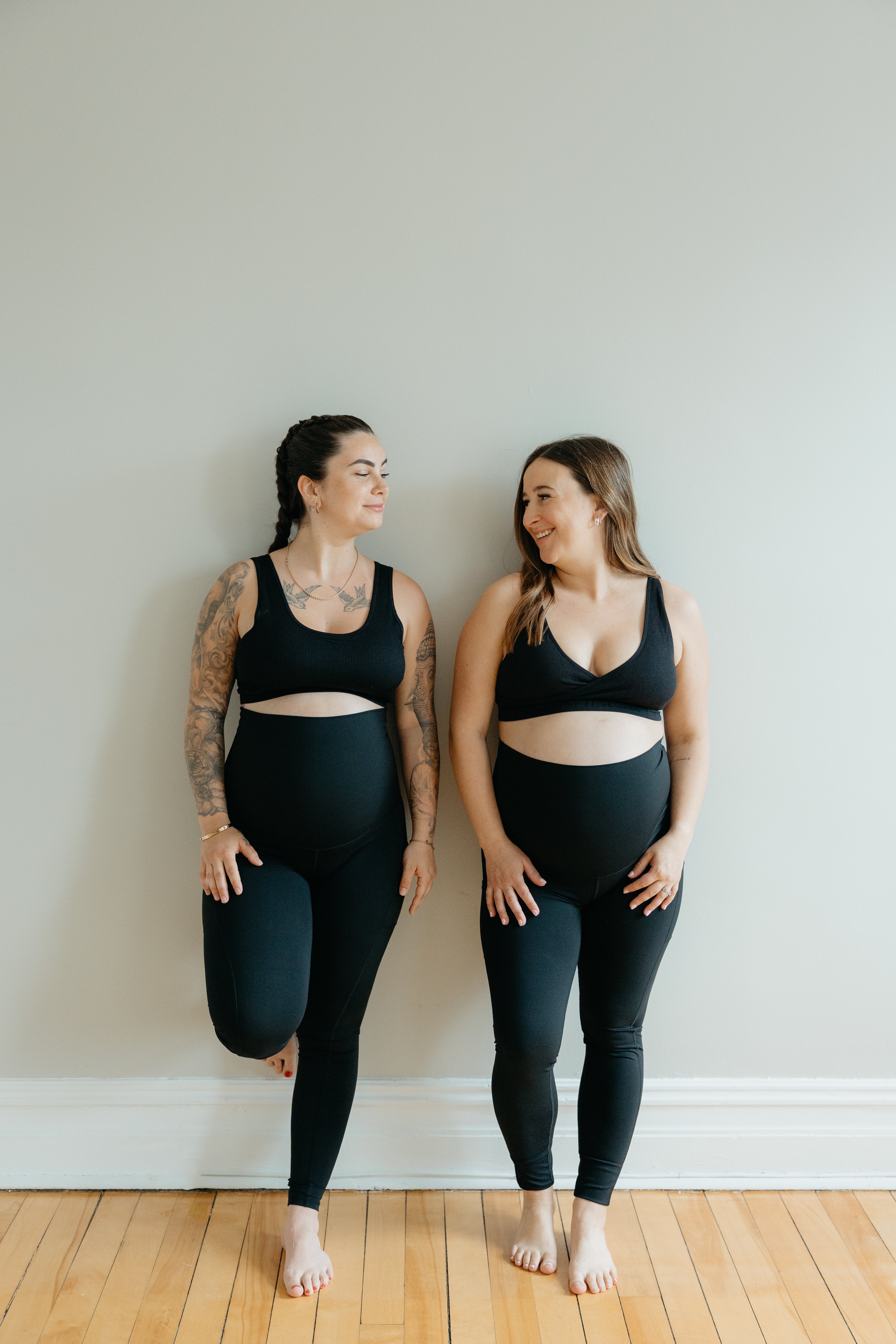 LEGGING DE MATERNITÉ ATHENA - NOIR - Institut MAIA