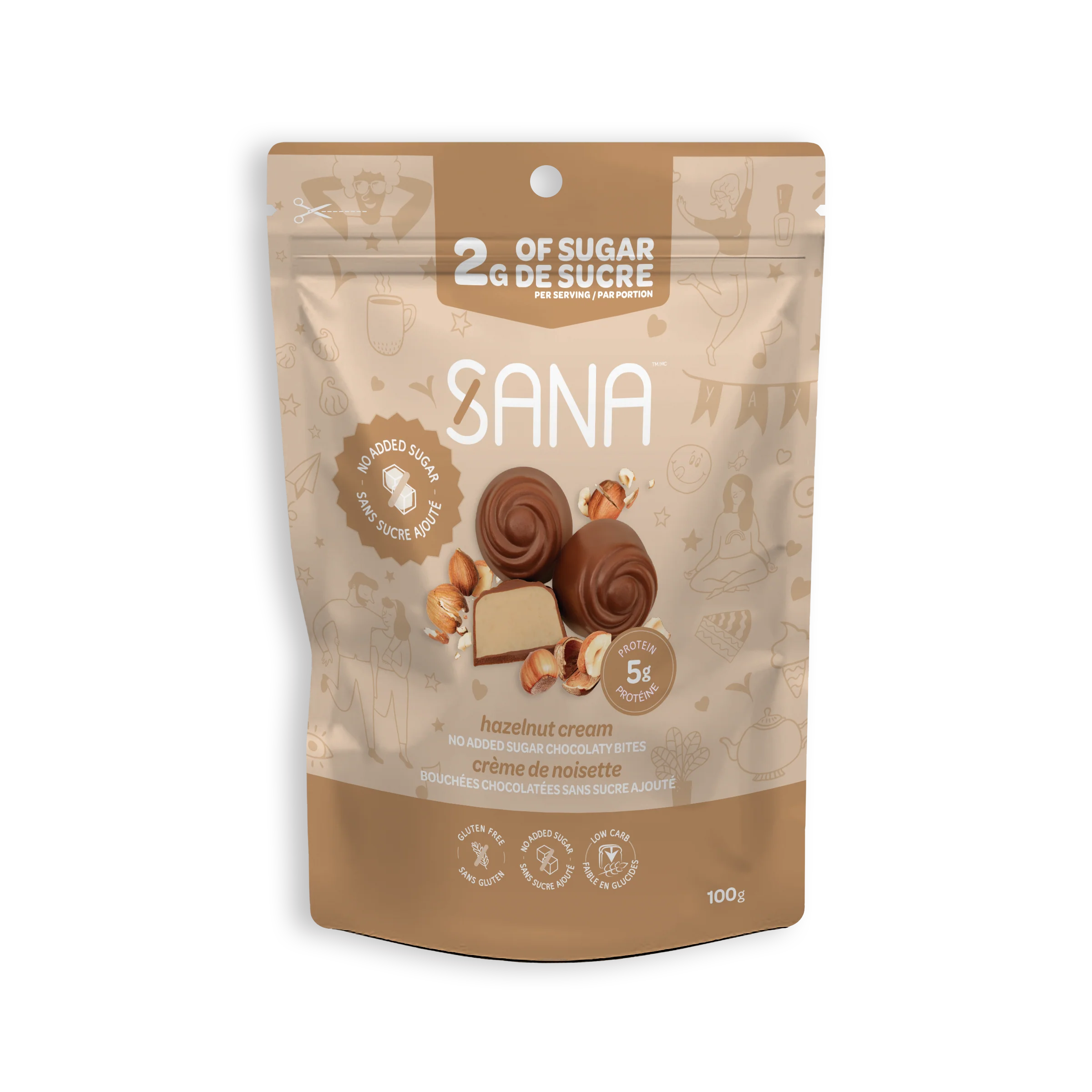 BOUCHÉES CHOCOLATÉES AU LAIT - NOISETTE - Institut MAIA