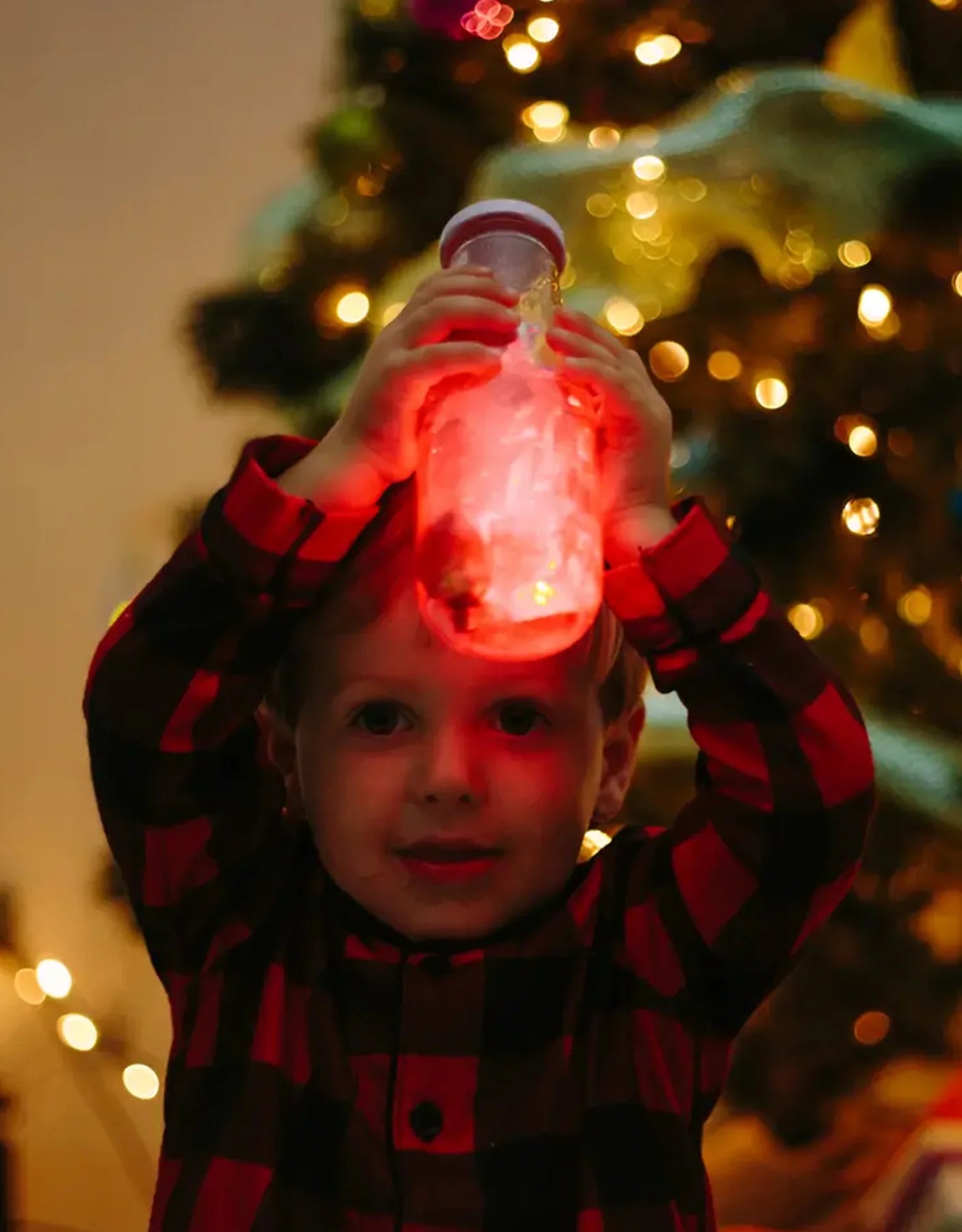 CUBE LUMINEUX ROUGE - SAMMY - Glo Pals - Institut MAIA