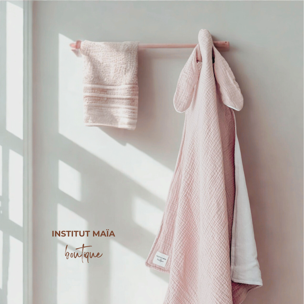 SERVIETTE DE BAIN EN MOUSSELINE MAÏA 2.0 - Institut MAIA