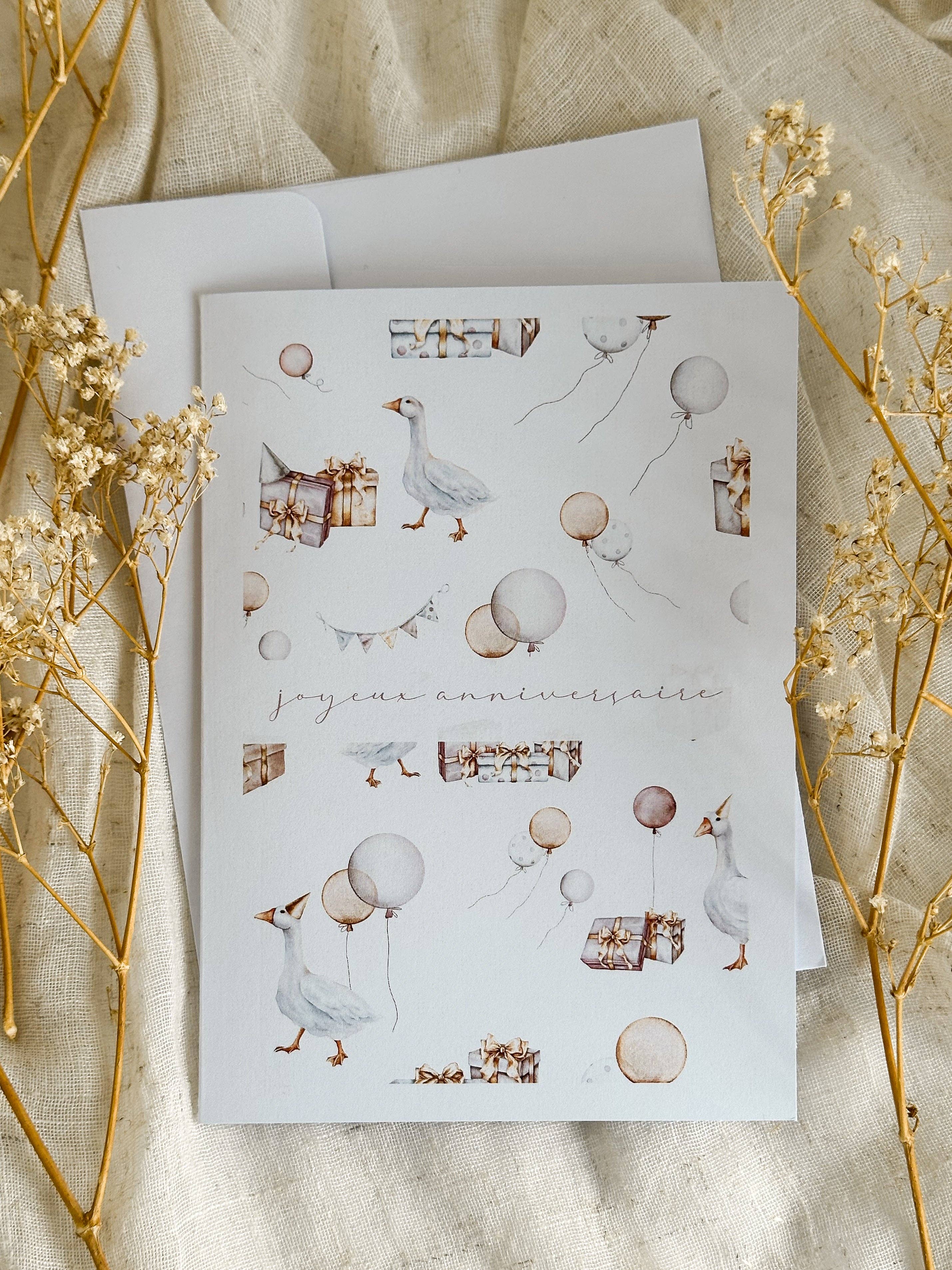 CARTE D'ANNIVERSAIRE OIES - Institut MAIA