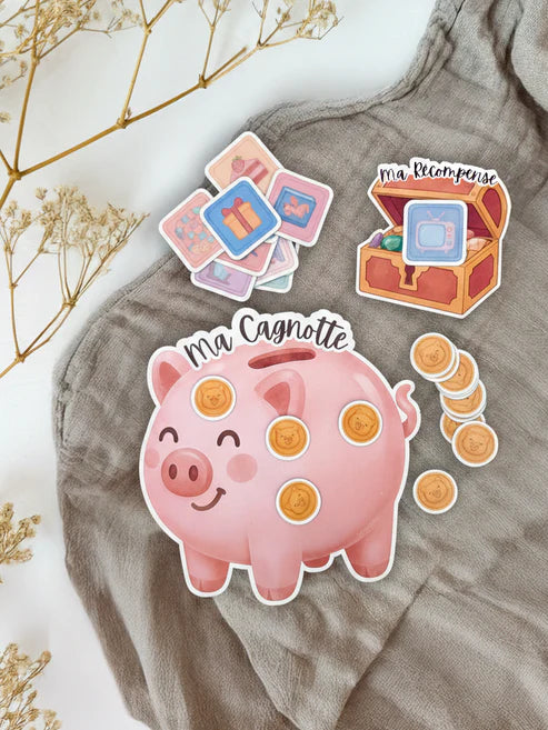 SYSTÈME DE RÉCOMPENSES POUR RENFORCEMENT POSITIF - MA CAGNOTE - Institut MAIA