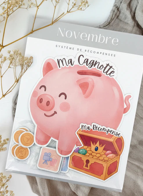 SYSTÈME DE RÉCOMPENSES POUR RENFORCEMENT POSITIF - MA CAGNOTE - Institut MAIA