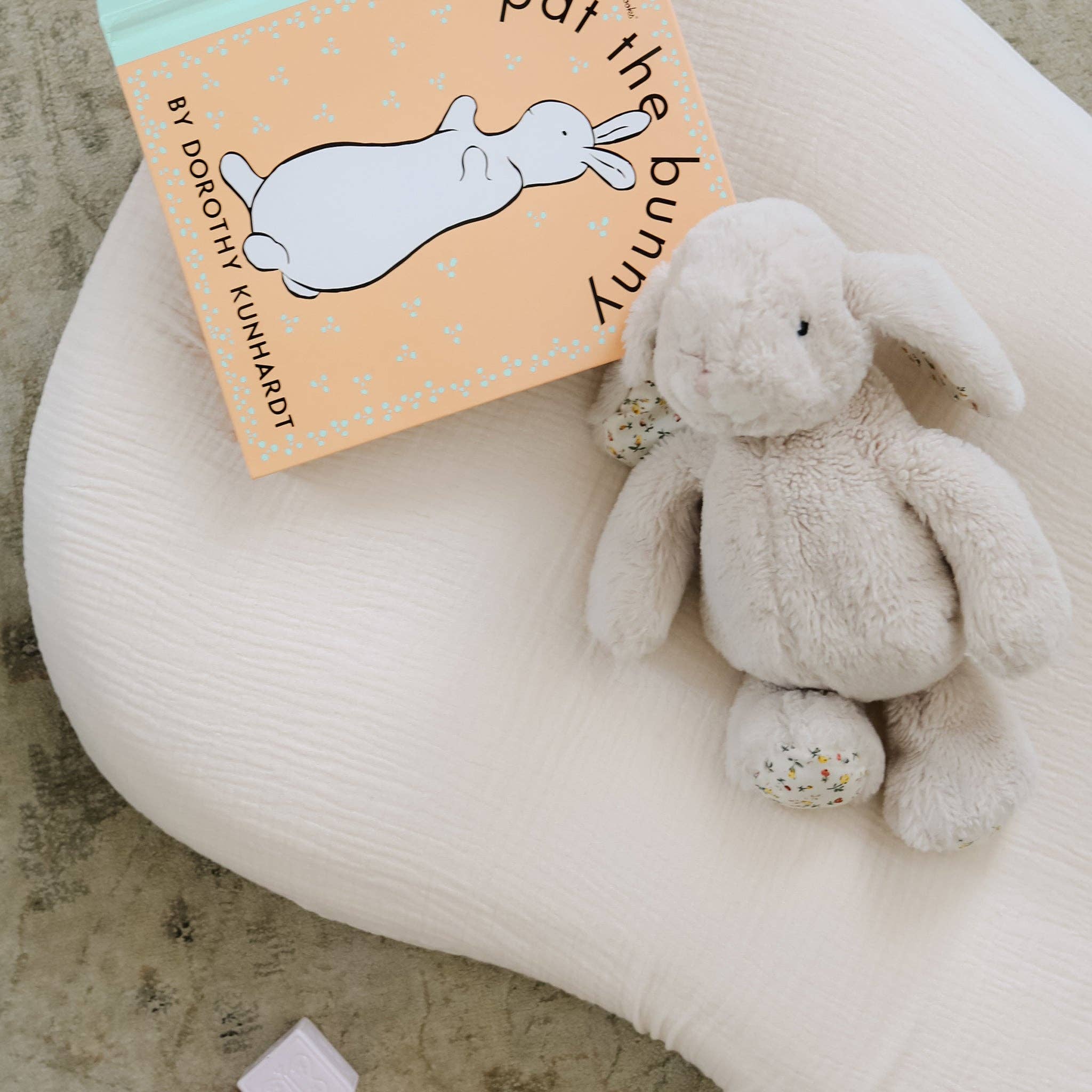 Housse en mousseline pour coussin Snuggle Me Lounger Curve - Naturel - Institut MAIA