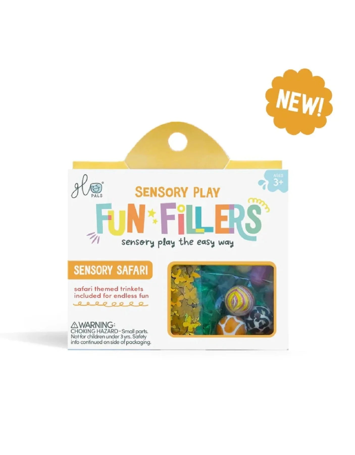 Fun filler pour bocal de jeux sensoriels - Sensory Safari - Glo Pals - Institut MAIA